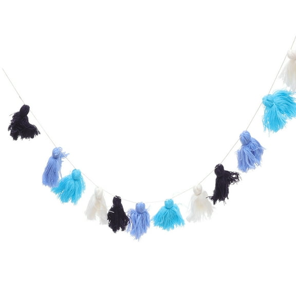 OFFIGAM Wool Yarn Tassel Wall Hanging Ornament Creative Home Decor for Living Room Bedroom