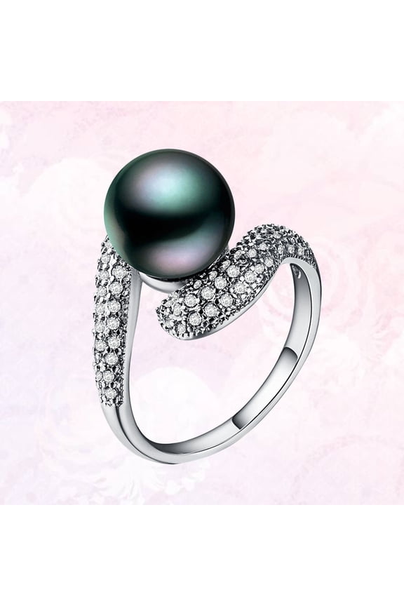 Elegant Black Engagement for Women, Stylish Fashion Accessory, Perfect Gift for Her