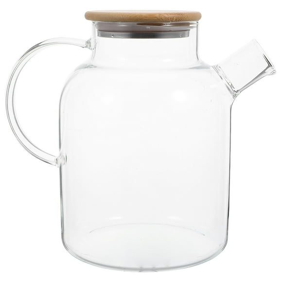 OFFIGAM 1Pcs Glass Kettle for Stove with Wide Mouth Transparent Design for Indoor Use