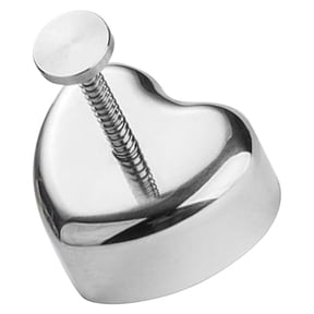 OFFIGAM Stainless Shaped Onigiri Mold Rice Maker for Easy Japanese Rice Shaping and Cooking