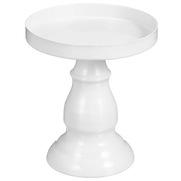 OFFIGAM White Alloy Dessert Stand for Weddings, Parties, and Special Events - Wear Resistant and Stylish Display