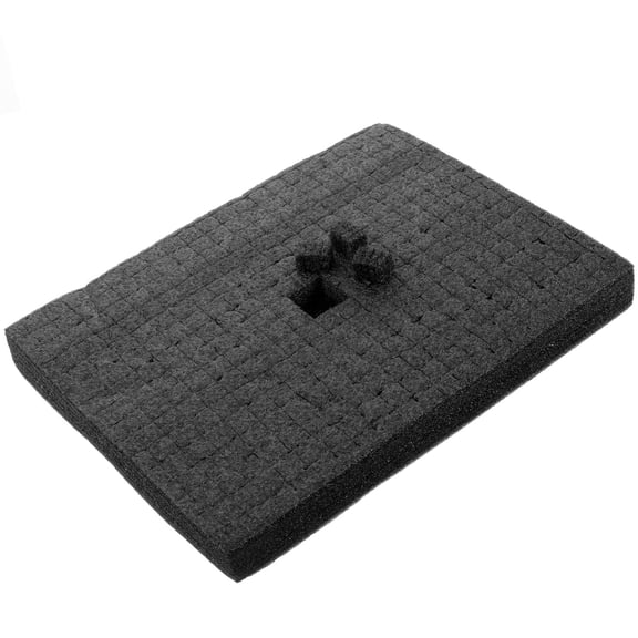 OFFIGAM DIY Cutting Black Foam for Shockproof and Fixation in Storage 1Pack 13×9.8×1.2in