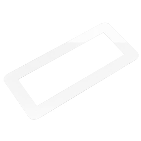 OFFIGAM Transparent Acrylic Wall Socket Frame Cover Self Adhesive for Kitchen and Bathroom Switch Protection