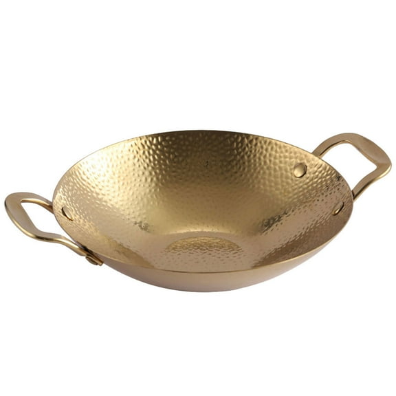 OFFIGAM Non-Stick Stainless Steel Cooking Pot with Double Handles for Outdoor Camping and Home Use