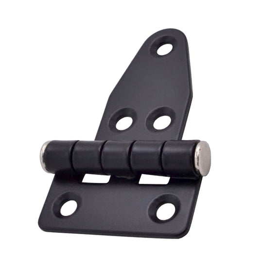 OFFIGAM Heavy Duty T-Shaped Door Hinge, Black Stainless Steel, Industrial Strength, 1 Piece