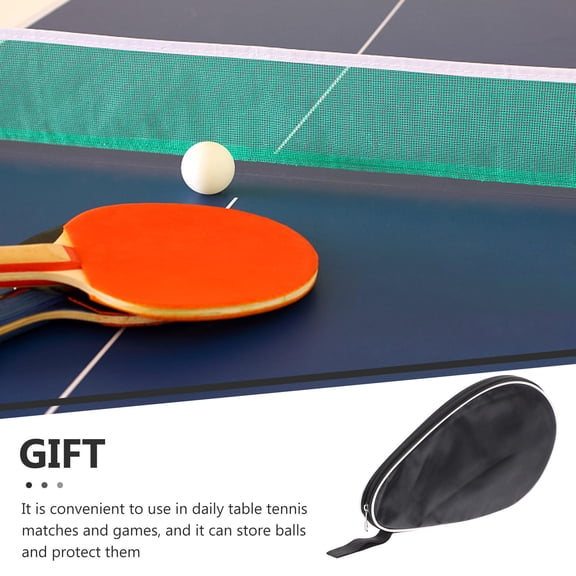 OFFIGAM Table Tennis Equipment Bag - Black Pong Organizer Carrying Case 1 Piece