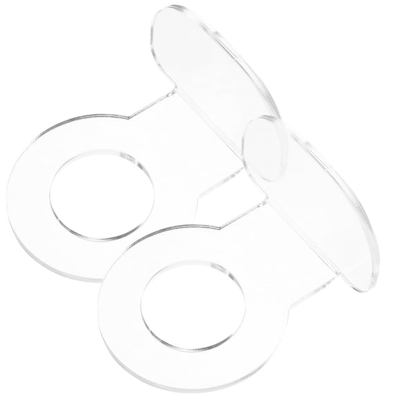 OFFIGAM Durable Acrylic Balls Holder Transparent Wall Mounted for Display 1Set
