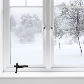 OFFIGAM Black Left Hand Window Operator, High-Grade Zinc Alloy, Home Use Hardware