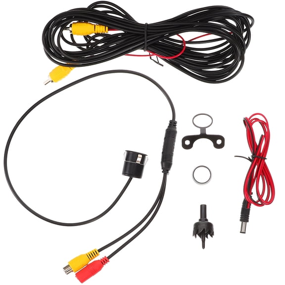 OFFIGAM 1Set Vehicle Parking Monitor Camera with Rear and Front View for Clear Visibility