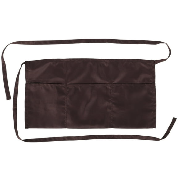 OFFIGAM Adjustable Waist Coffee Half Apron for Home Use, Server Apron with Pockets, and Comfortable