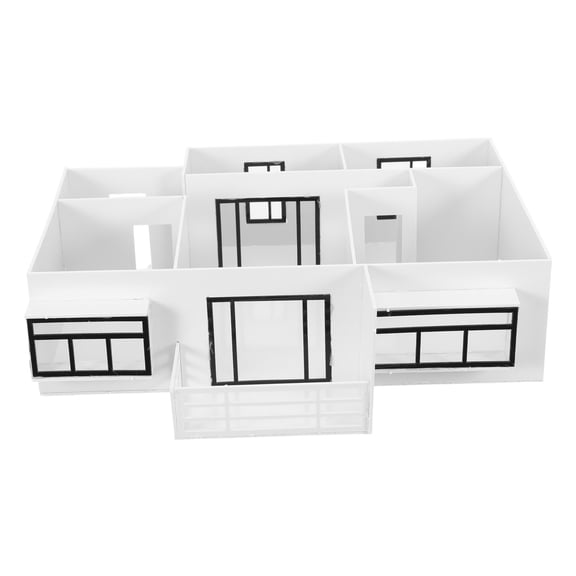 OFFIGAM 1Set DIY Architectural Model Kit Multi Color Precise 1 50 Scale Apartment Layout Assembly