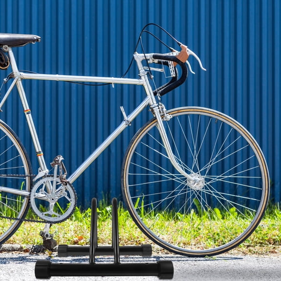OFFIGAM Garage Bike Storage Rack with Parking Stand for Efficient Floor Organization and Secure Parking