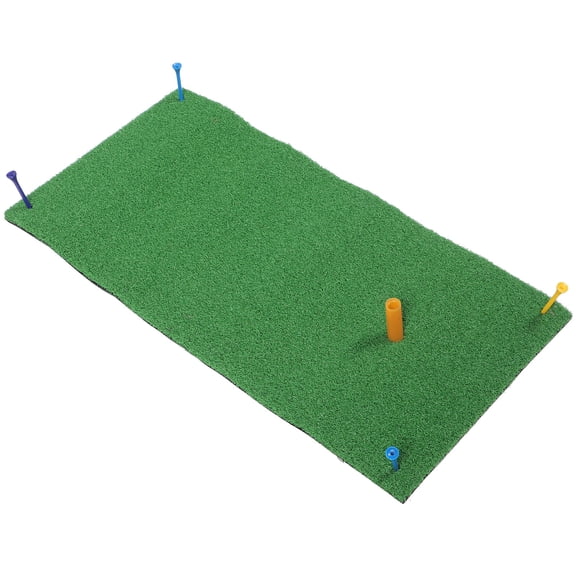 OFFIGAM 1Set Golf Training Mat Lightweight Portable Green Artificial Turf for Golf Use