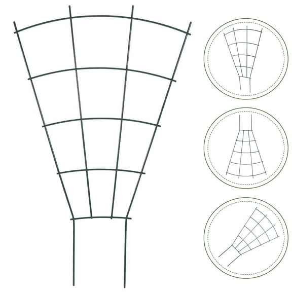 OFFIGAM Green Plant Support Rack for Climbing Plants, Roses, Peas, Garden Trellis, and Easy to Install