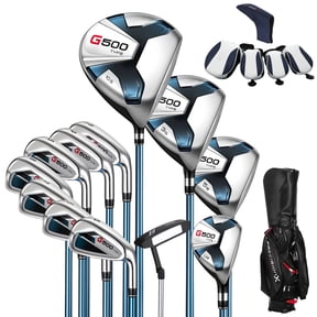 OFFIGAM Mens Golf Club Set Complete Golf Set 12-Piece Right-Handed with Driver Irons Putter Lightweight Bag 50.79 x 14.96 x 9.06 in