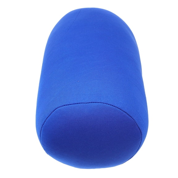 OFFIGAM 1Set Pillow Cylindrical Blue Polyester Elastic Fabric Cervical Roll Pillow For Office Nap