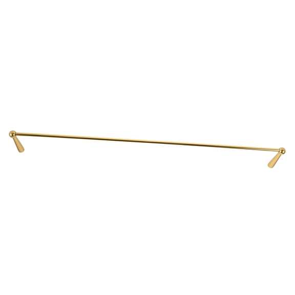 OFFIGAM 1Set Plated Gold Wine Cabinet Shelf Rail Replacement Heavy Duty Metal Railing Rod