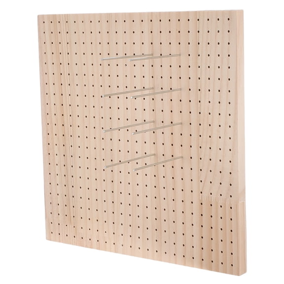 OFFIGAM 40x40cm Wooden Blocking Board with Stainless Steel Pins and Pegs for Crochet 1 Set