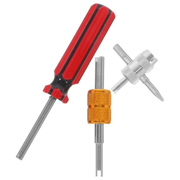 OFFIGAM 1Set Portable Tire Valve Stem Tool with Metal Core Remover for DIY and Professional Use