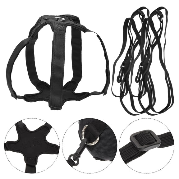OFFIGAM 1Set Portable Volleyball Training Equipment with Adjustable Strap for Serving Hitting and Jump Training