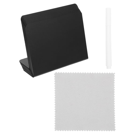 OFFIGAM 1Set L Shaped Chalkboard Sign for Table Numbers and Reserved Seating