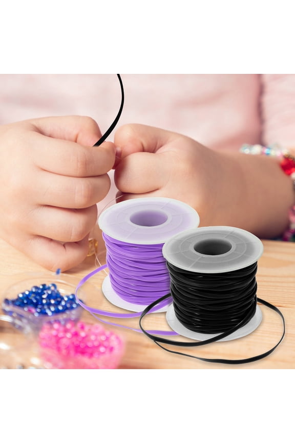 1Set Premium Plastic Lacing Cords for DIY Bracelet and Keychain Making Assorted Colors