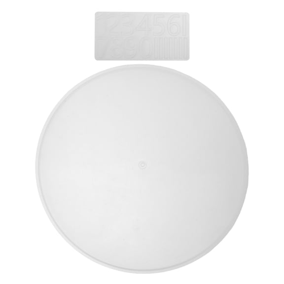 OFFIGAM 1Set Silicone Epoxy Clock Mold for Unique Home Craft and Wall Clock Decoration