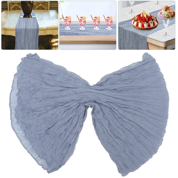 OFFIGAM Polyester Table Runner Set, Rectangular Decorative Table Runner for Dining, Kitchen, Home, and Parties