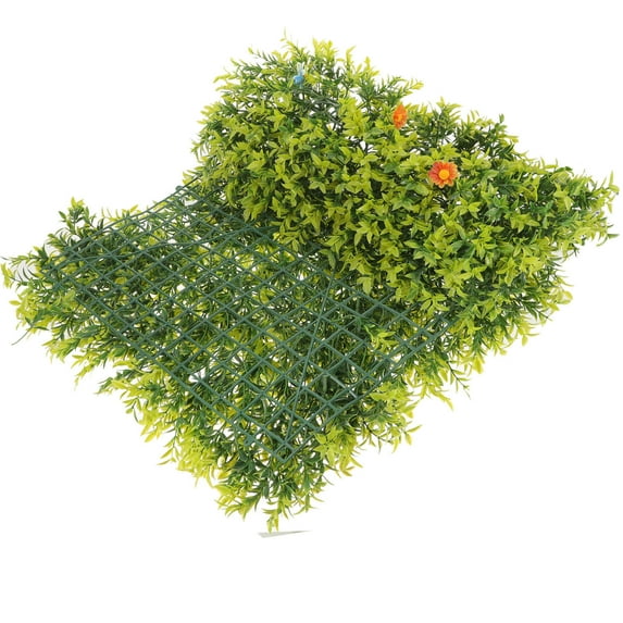 OFFIGAM Wall Backdrop Panel, Simulated Plastic Plant Wall Decor, 1 Set for Home, Party, Wedding