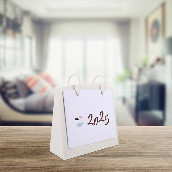 OFFIGAM Desktop Calendars Small Standing Desk Calendar 1Pcs for Note Taking Date Marking