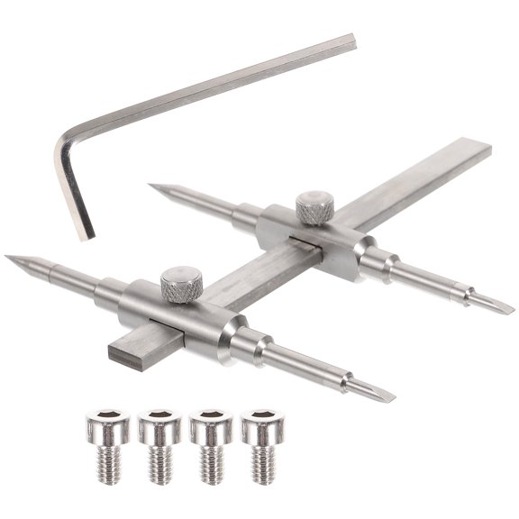 OFFIGAM 1Set Stainless Steel Camera Lens Removal Tool with Adjustable Spanner Design