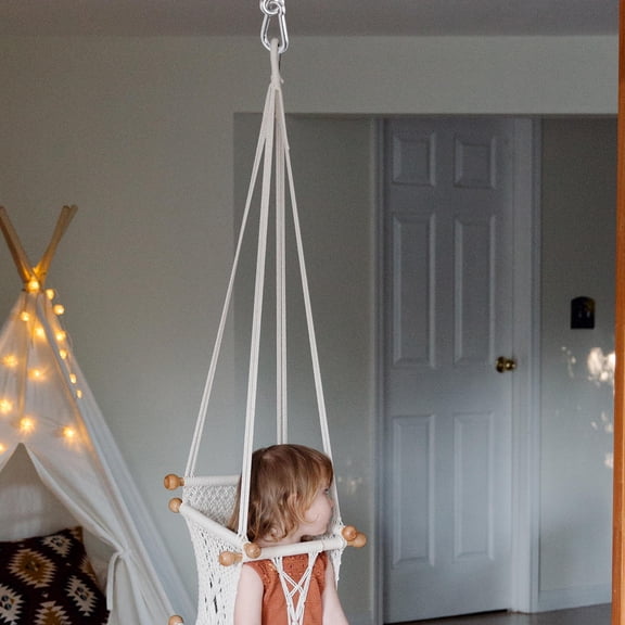 OFFIGAM 1Set Super Strong Silver Swing Fixed Hook for Porch Swings Hammock and Hanging Chairs