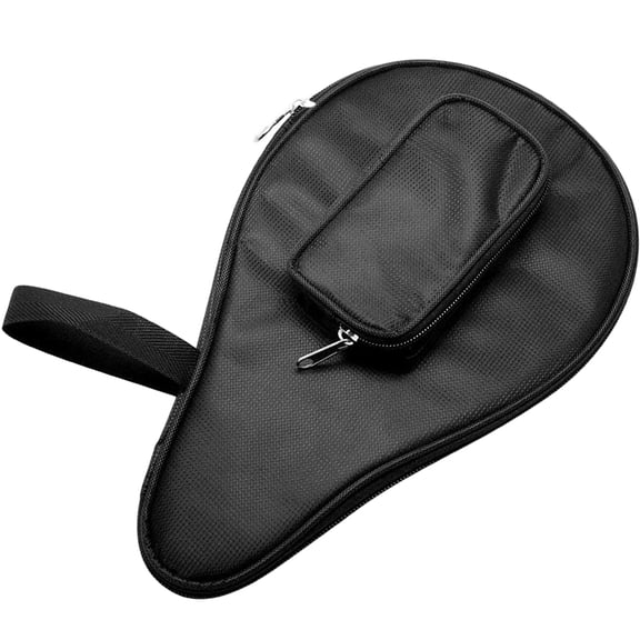 OFFIGAM Black Oxford Cloth Table Tennis Bag - Protective Storage Case for Pong Rackets at Home or Travel