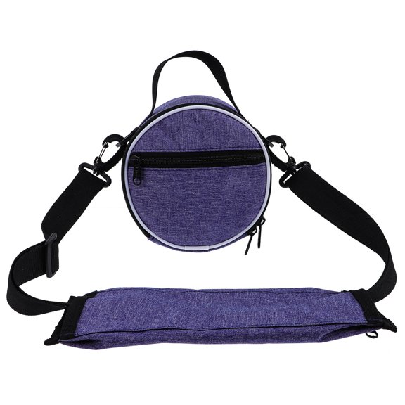 OFFIGAM Musical Instrument Storage Bag Tongue Drum Carrying Bag Grey PVC 1Pack