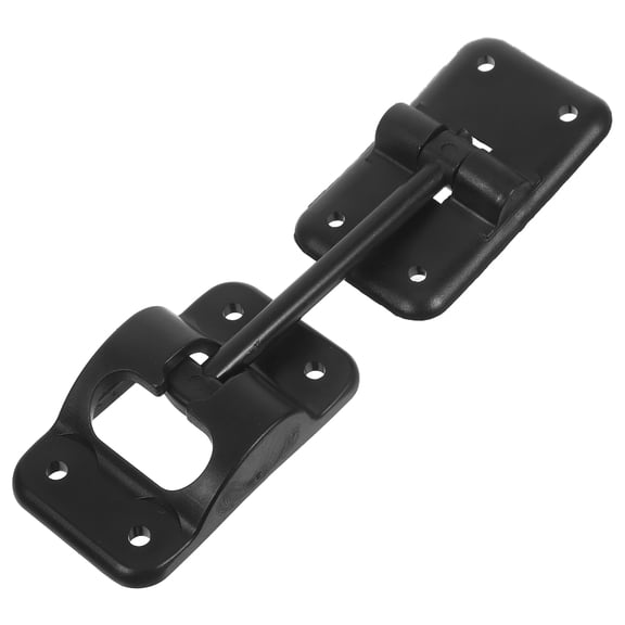 OFFIGAM 1Set Trailer Door Catch Black Plastic T Style Latch with Screws for Rv Entry and Cargo Storage