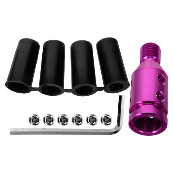OFFIGAM 1Set Universal Shift Knob Adapter for Manual Gear Shifters with High Strength Aluminum Construction