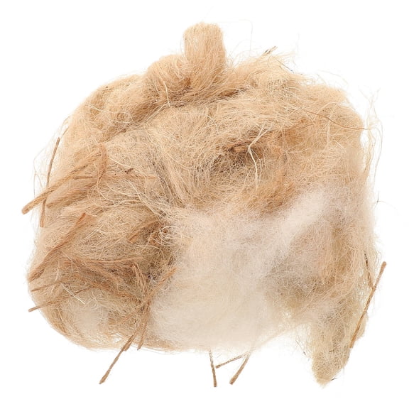 OFFIGAM 2 Pack Indoor Outdoor Bird Nesting Material Light Yellow Natural Soft Bedding for Birds Winter