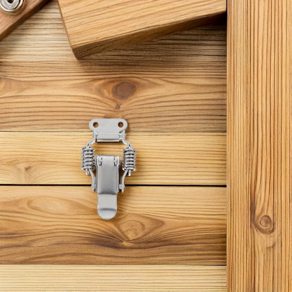 OFFIGAM Stainless Steel Spring Latch Locks , 2 Pairs for Home Toolboxes and Security