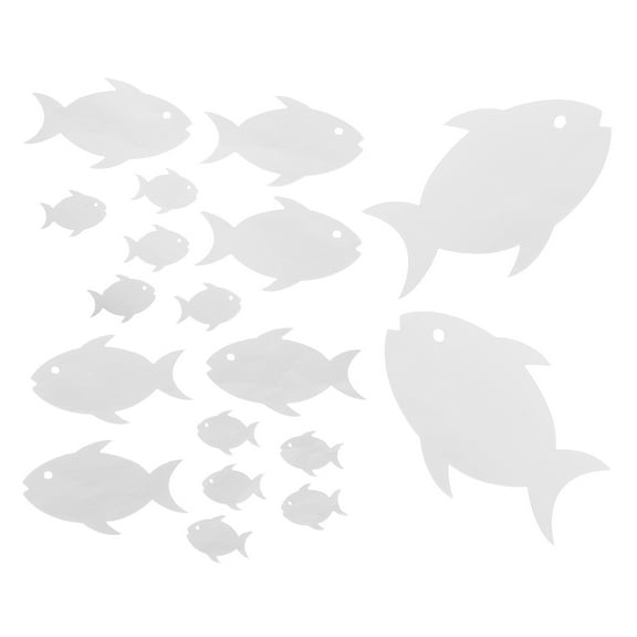 OFFIGAM Coastal Fish Wall Decals Acrylic Art Stickers Easy to Install Home Decor 2 Sets