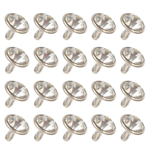 OFFIGAM 200 Sets of Decorative Rivets for Bags in White Synthetic Material