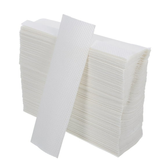OFFIGAM 200 Sheet White Wood Pulp Paper Towels for Car Kitchen and Bathroom Use Thickened Absorbent Towels
