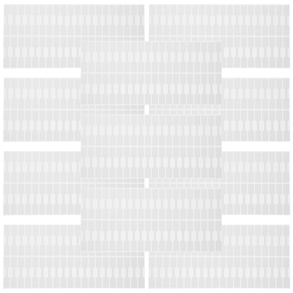 OFFIGAM 2000PCS White Paper Price Label Stickers Rectangle for Jewelry Tags and Product Labeling