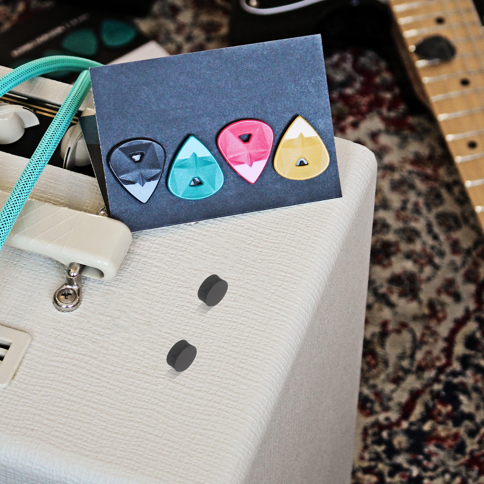 OFFIGAM 200Pcs Guitar Fretboard Side Dot Markers Acrylic Inlay for Musical Instruments, Precise Playing Aid and Easy Installation