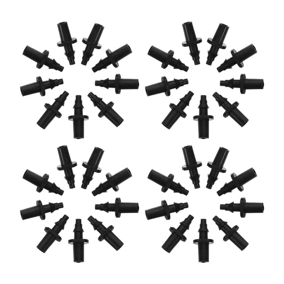 OFFIGAM 200Pcs Black Irrigation Pipe End Cap for Garden Hose Secure Seal Efficient Drip System Closure