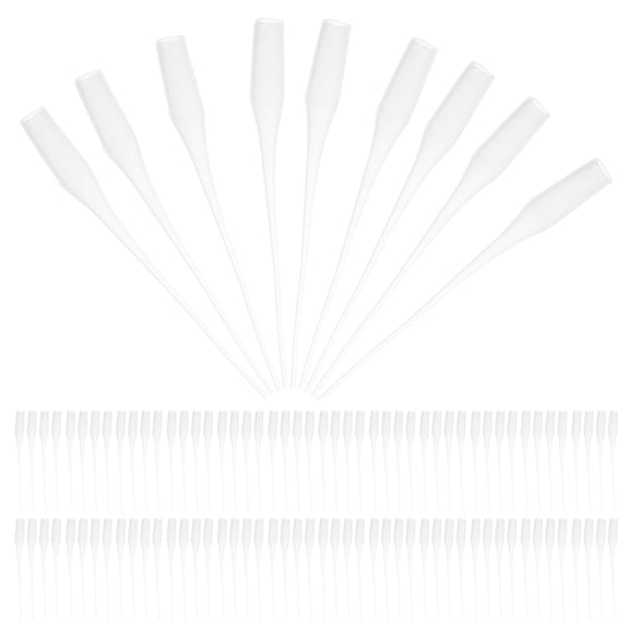 OFFIGAM 200Pcs Precision Ca Glue Applicator Tips Transparent Plastic Extender for Crafting Repair