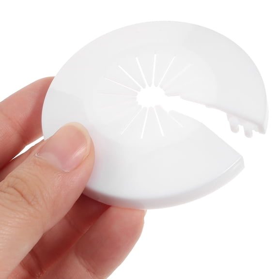 OFFIGAM White Escutcheon Plates for Wall Reserved Holes, 20 Pieces Set, Cover Plates for Plumbing and Electrical Fixtures