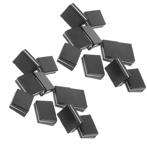 OFFIGAM 20Pcs Black Plastic Fader Caps for Audio Console Dj Mixer Universal Replacement Knobs with Antislip Design