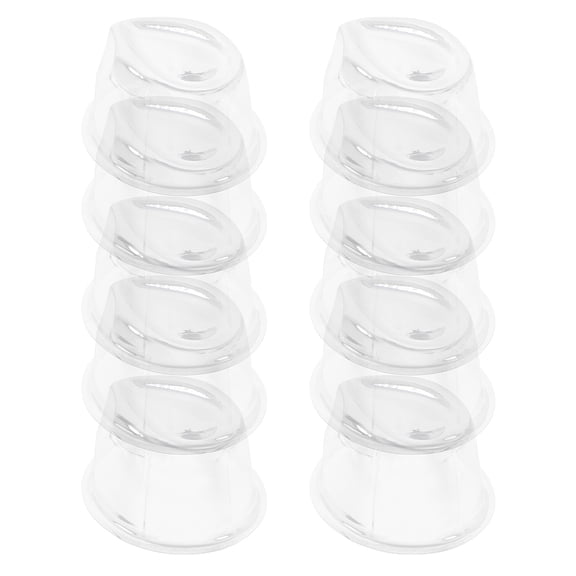 OFFIGAM 20Pcs Transparent Hat Display Rack Stylish Organizer for Home and Shop Hat Collection
