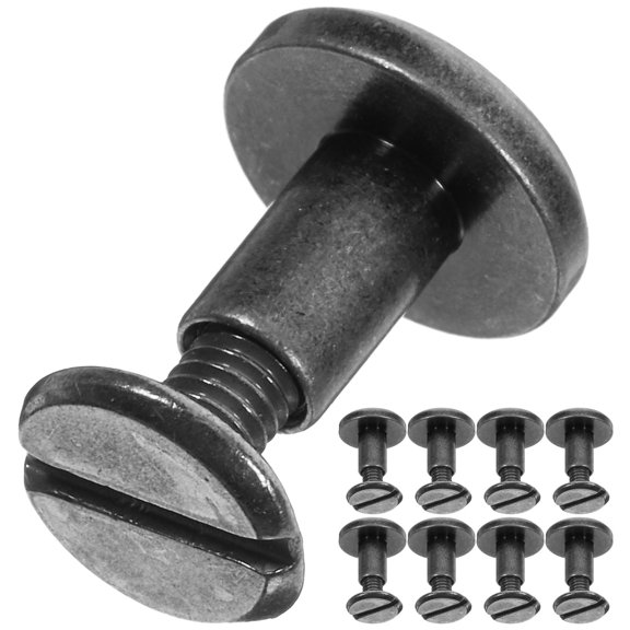 OFFIGAM 20Pcs Silver Metal Rivet Spikes for Clothing Crafts Easy to Install and Remove