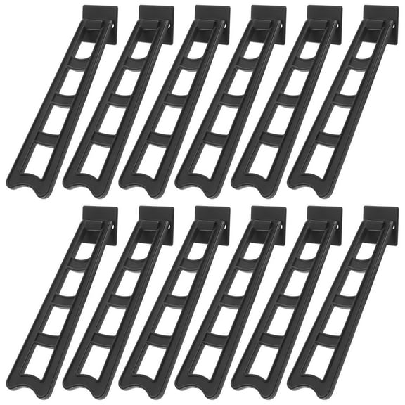 OFFIGAM 20 Pcs Black Plastic Picture Frame Stand Backs for Home Decoration and Photo Frame Support